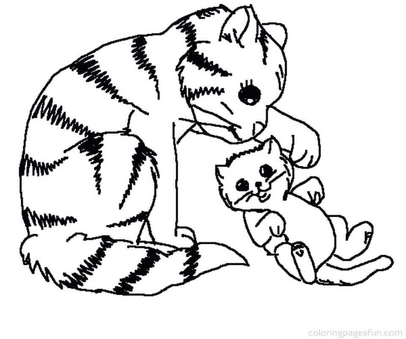 Printable Hello Kitty Coloring Pages