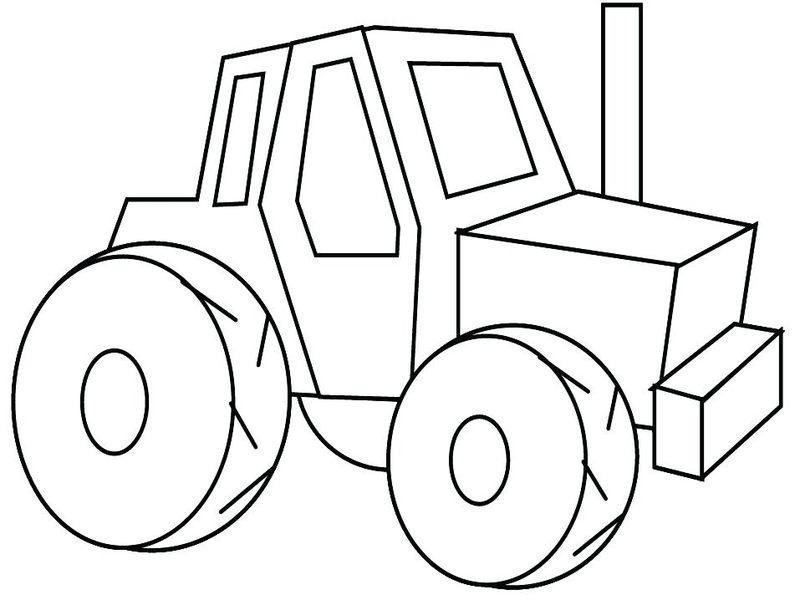 Printable Tractor Coloring Pages PDF For Kids - Coloringfolder.com