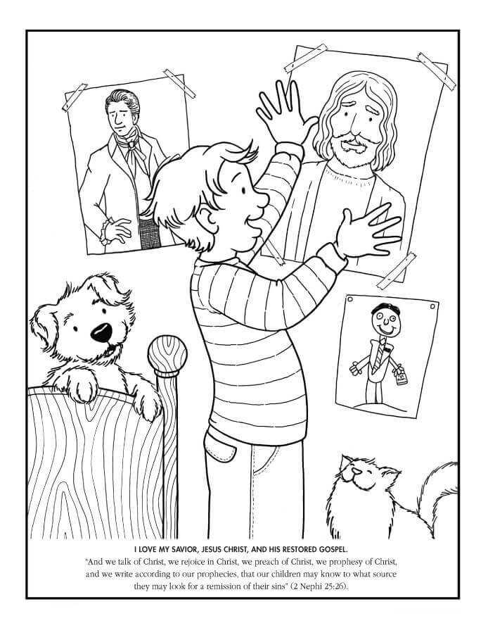 Latter Day Saints (LDS) Coloring Pages PDF