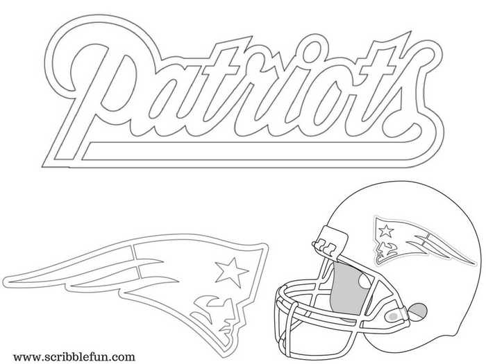 Printable New England Patriots Coloring Pages