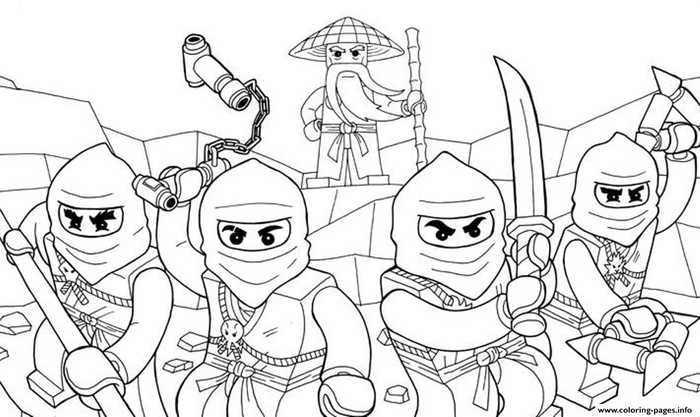 Printable Ninjago Coloring Pages