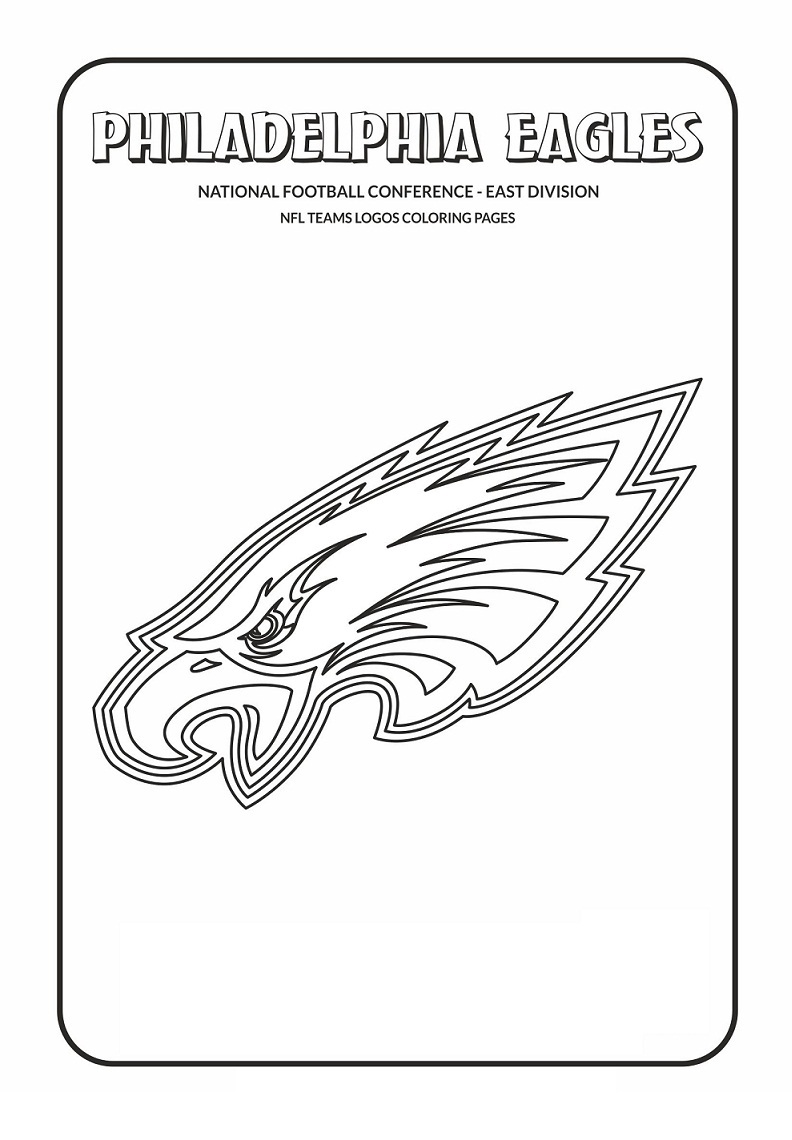 printable philadelphia eagles coloring pages
