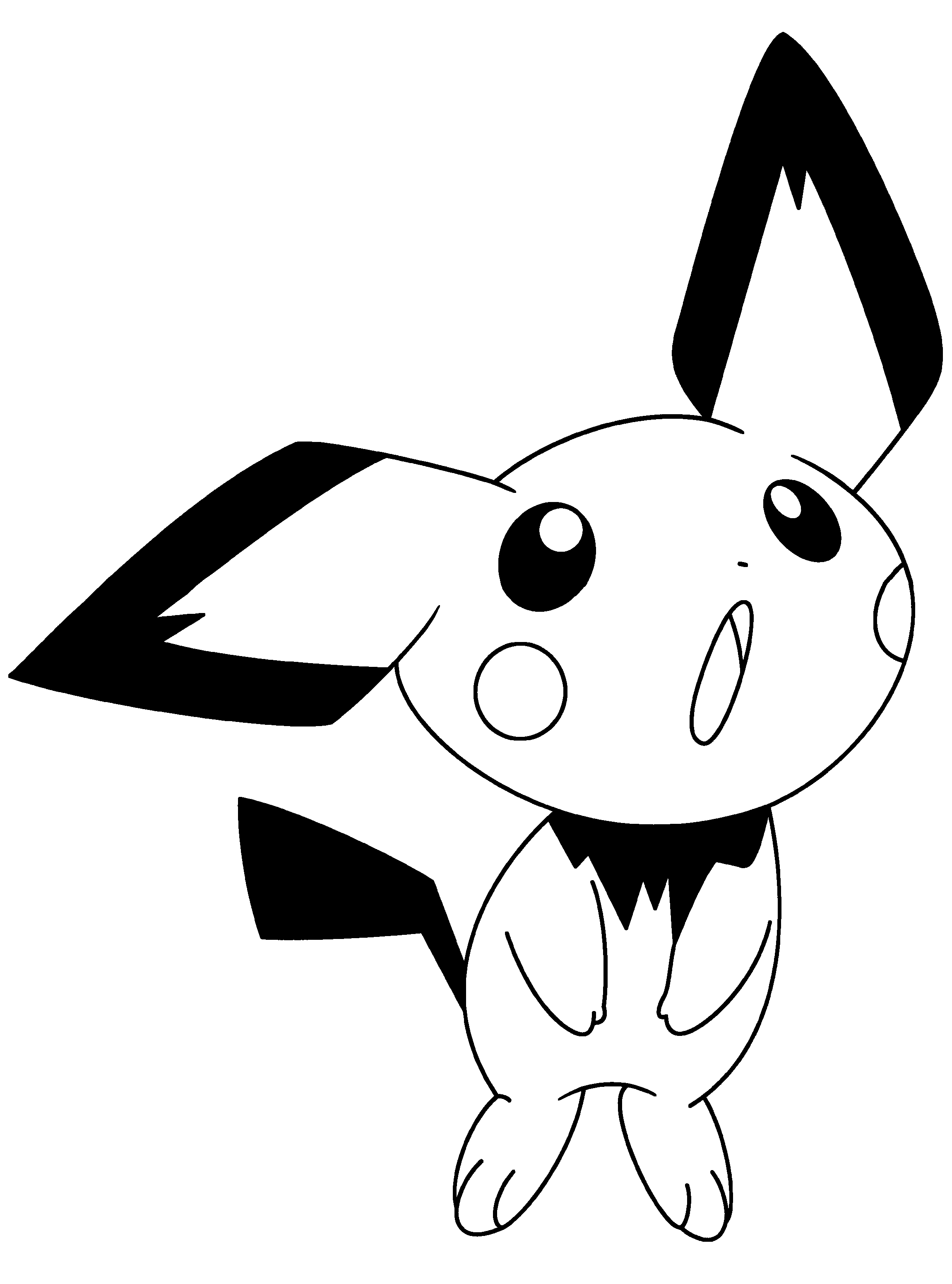 pichu coloring pages pokemon pichu coloring page