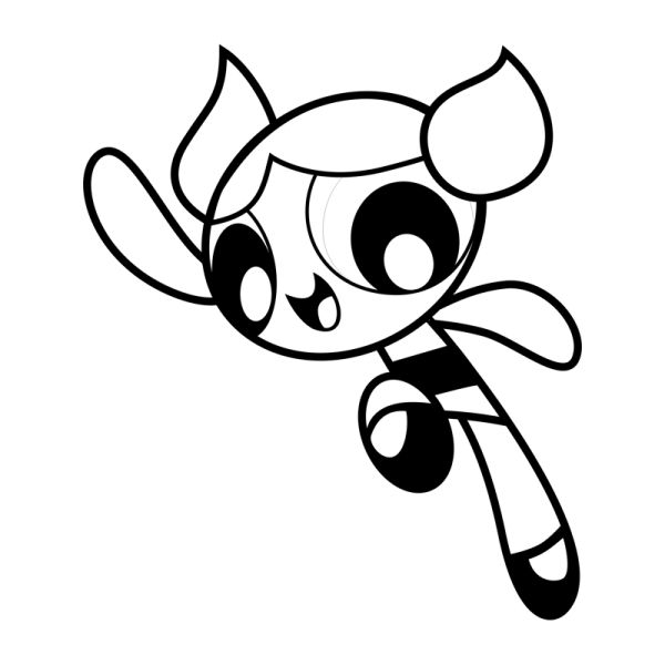 The Powerpuff Girls Coloring Pages PDF - Coloringfolder.com