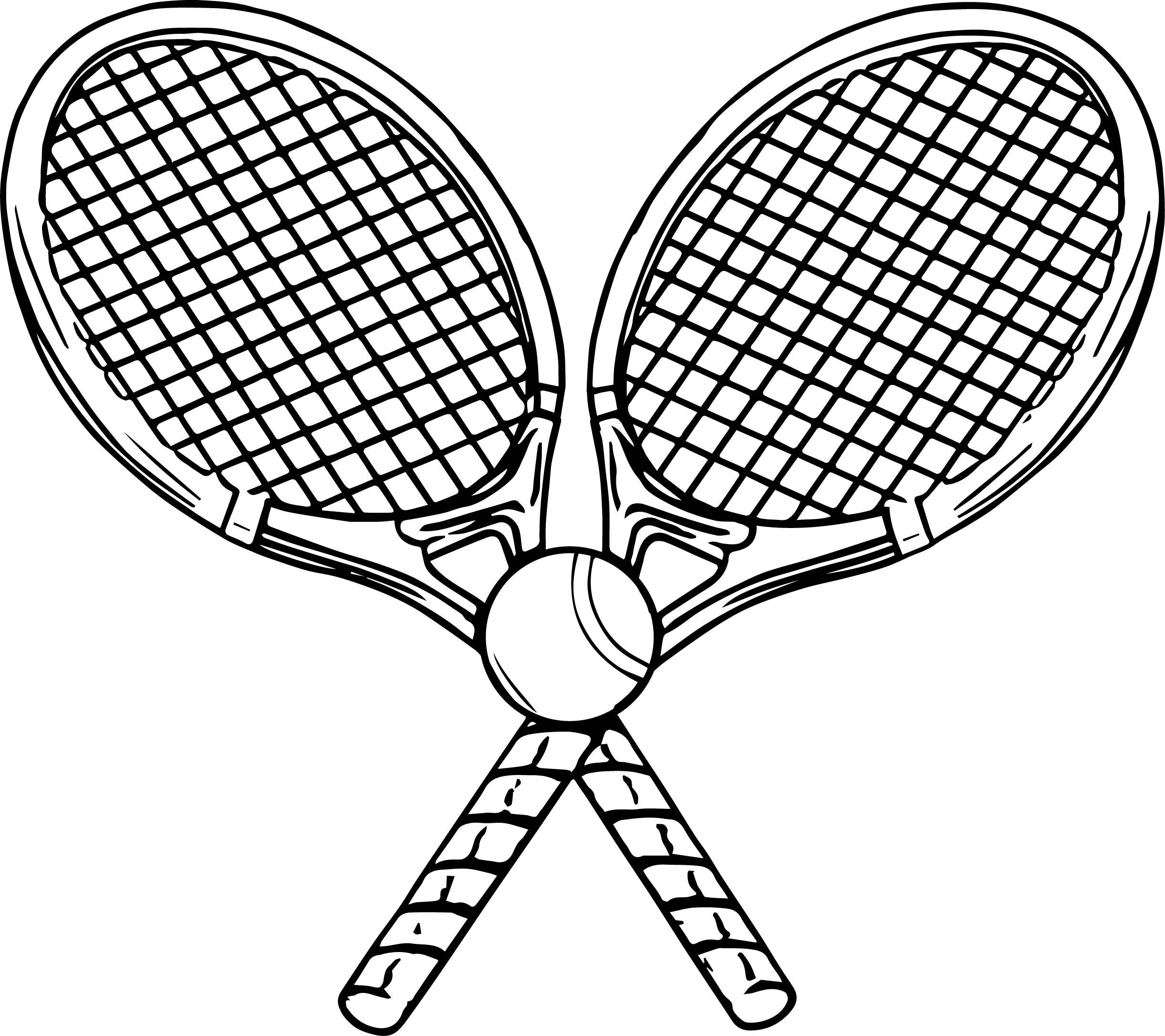 printable racketlhon coloring pages