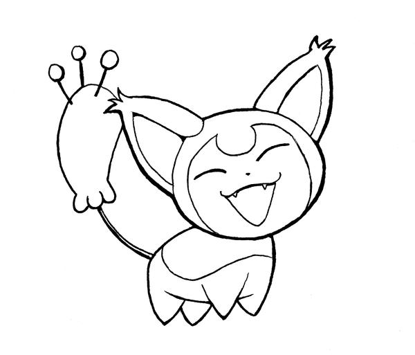 printable skitty coloring pages