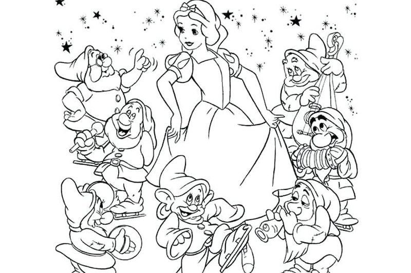 Printable Snow White Coloring Pages