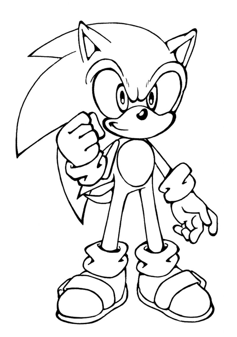 Printable Sonic Coloring Pages