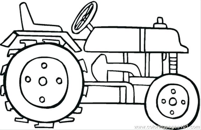 Printable Tractor Coloring Pages