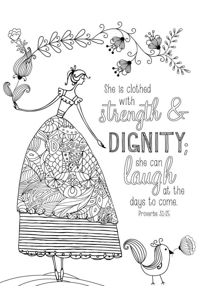 Proverbs Bible Coloring Pages