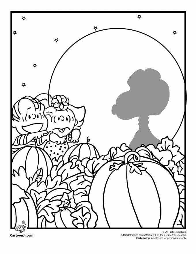 Pumpkin Thanksgiving Coloring Pages