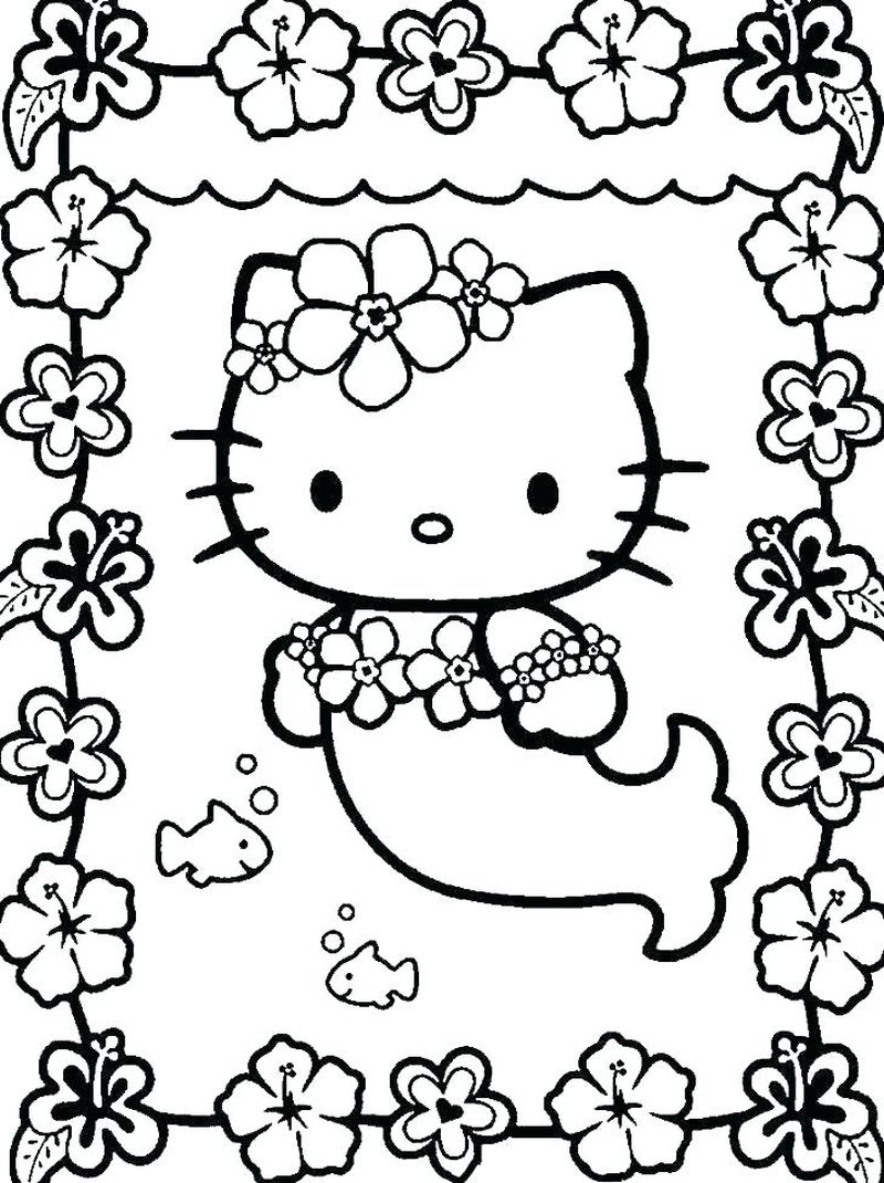 Puppy And Kitty Coloring Pages