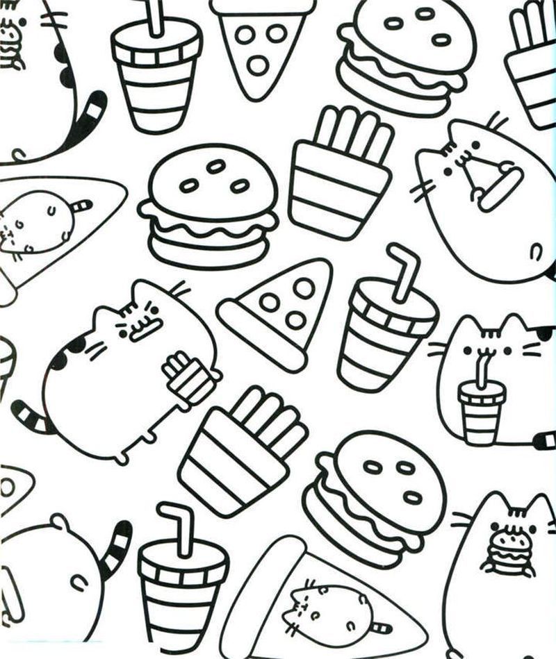 Get This Pusheen Coloring Pages PDF and Have Fun with It ...