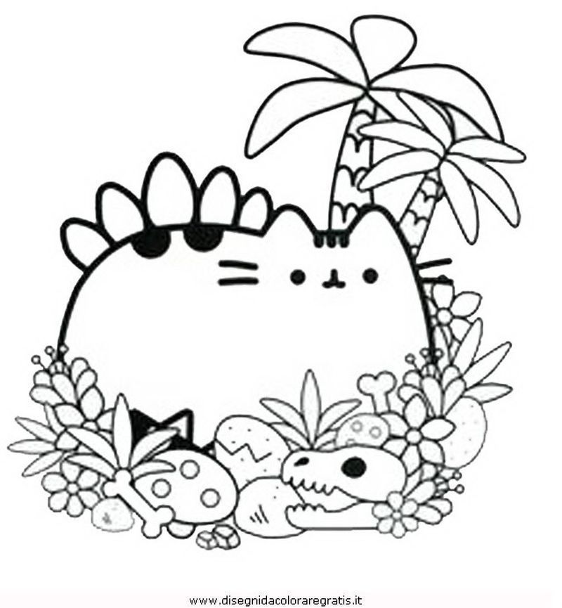 Pusheen Coloring Pages Free And Printable