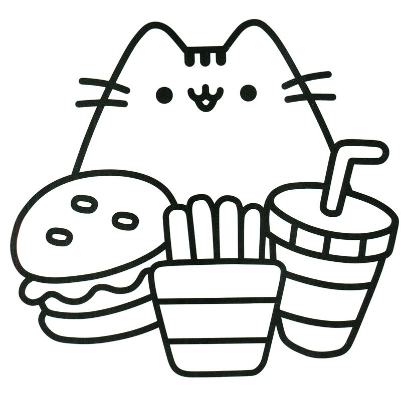 Pusheen Coloring Pages Pdf