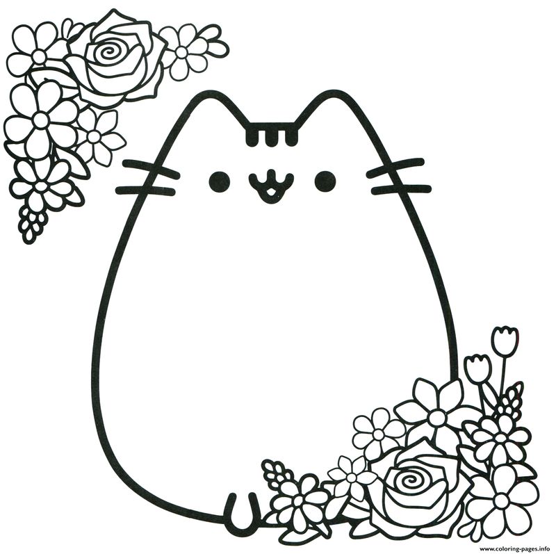 Pusheen Coloring Pages To Print