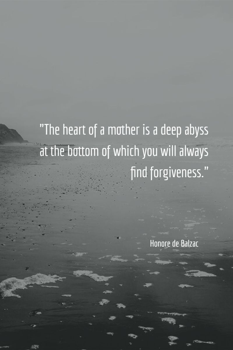 Quote About A Mothers Love For Her Child Print