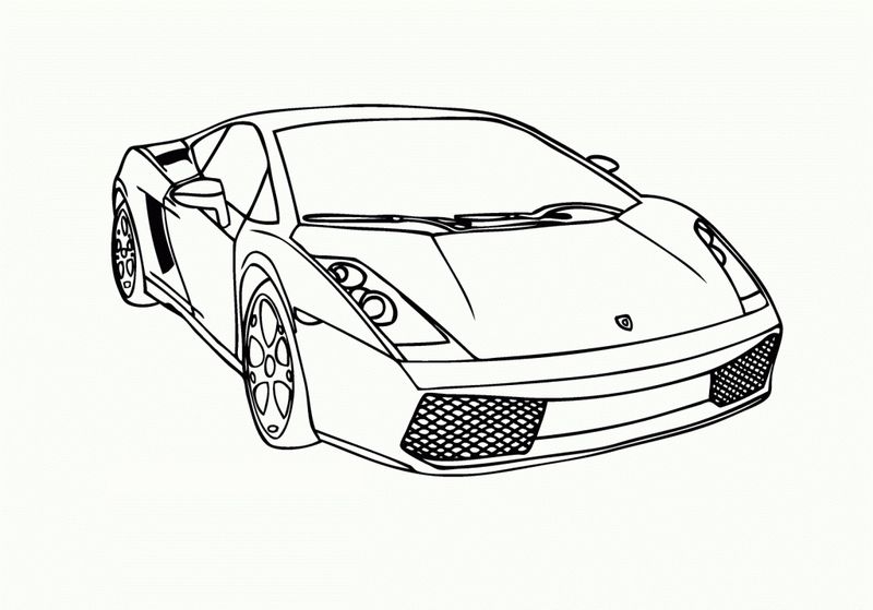 Race Cars Coloring Pages