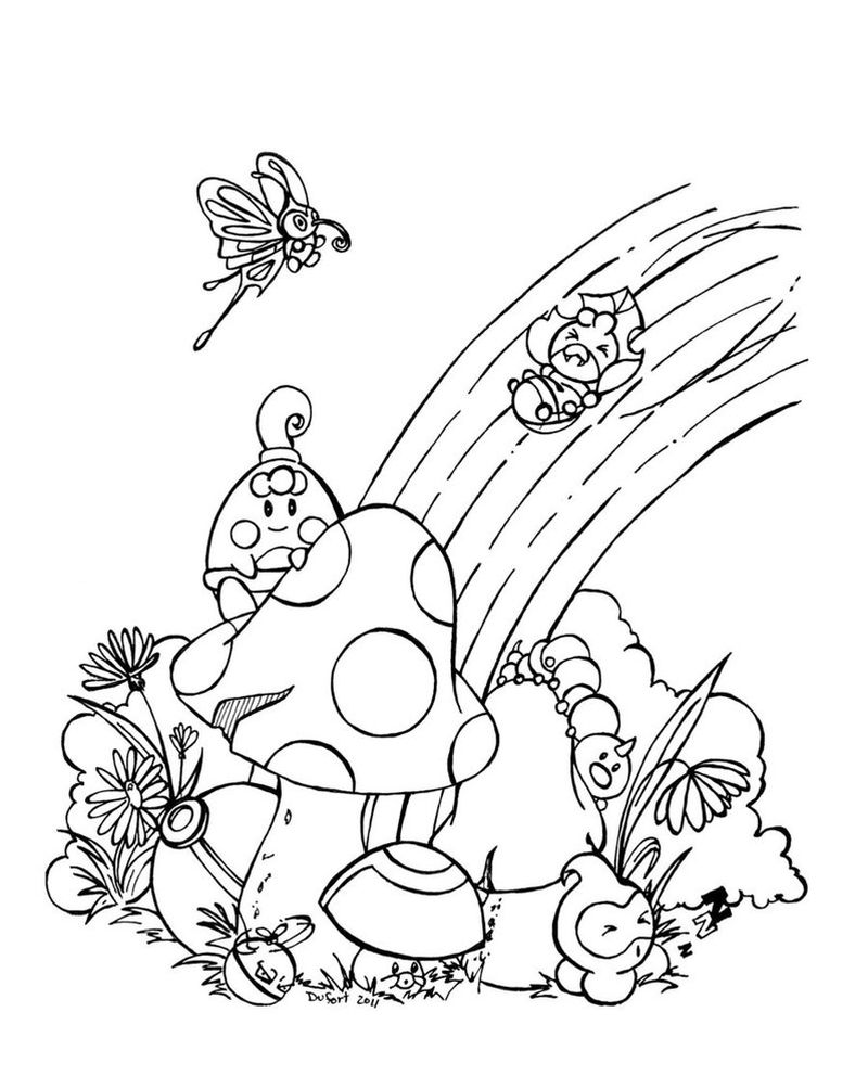 Rainbow Coloring Page Printable