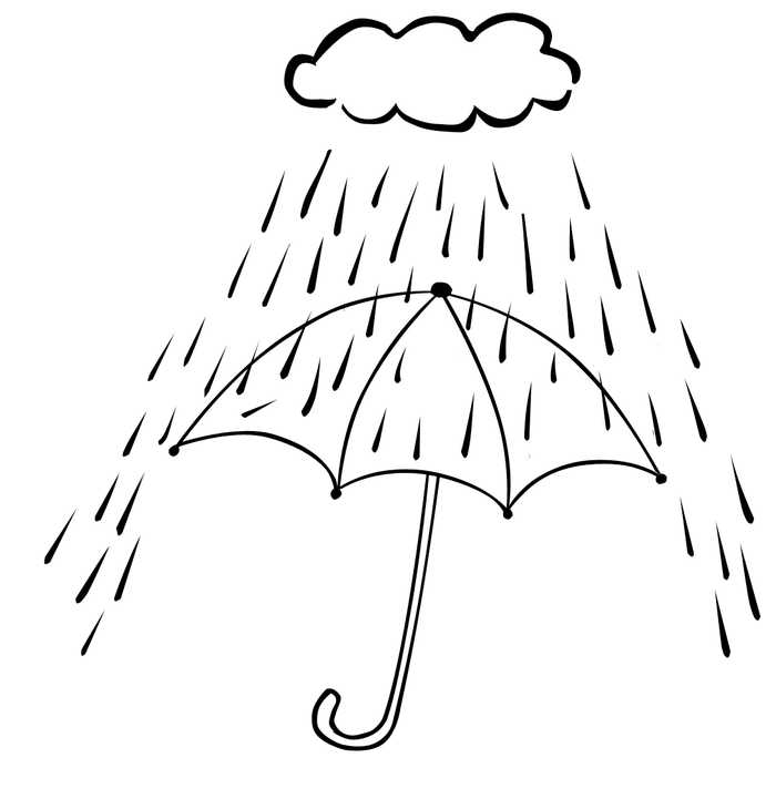 Rainfall Coloring Pages