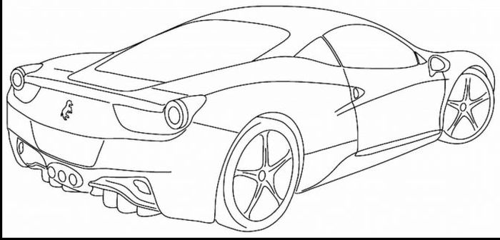 Printable Cars Coloring Pages PDF For Kids - Coloringfolder.com