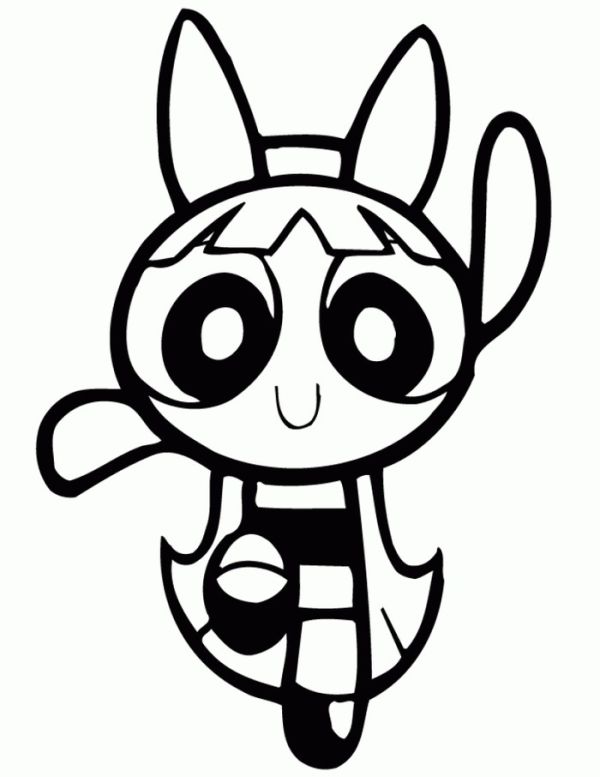 The Powerpuff Girls Coloring Pages PDF - Coloringfolder.com