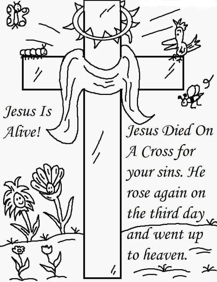 Religious Easter Coloring Pages