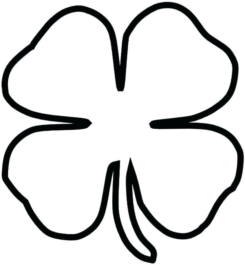 Religious Shamrock Coloring Page
