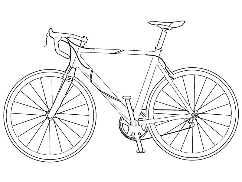 road cycling coloring pages to print