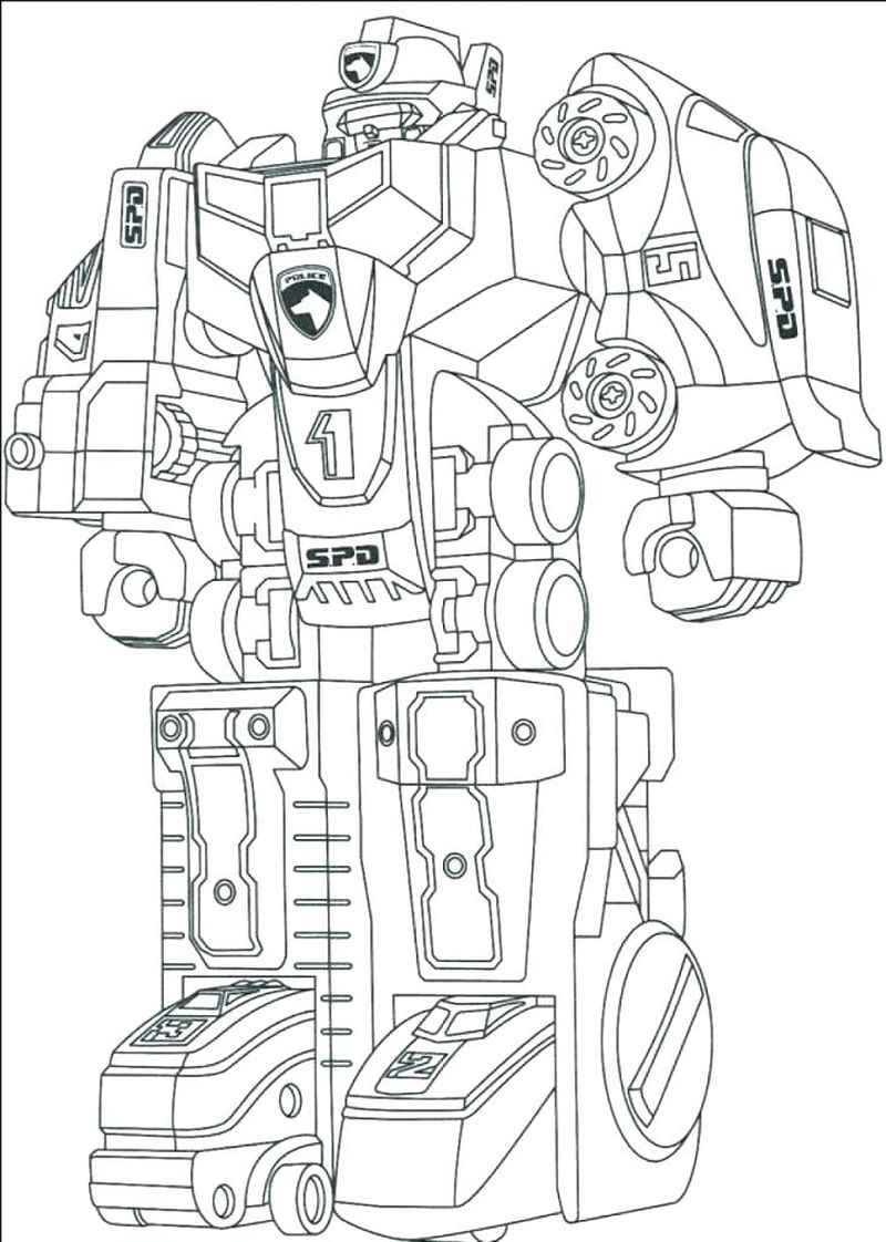 Rob The Robot Coloring Pages