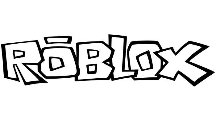 Roblox Logo Coloring Page
