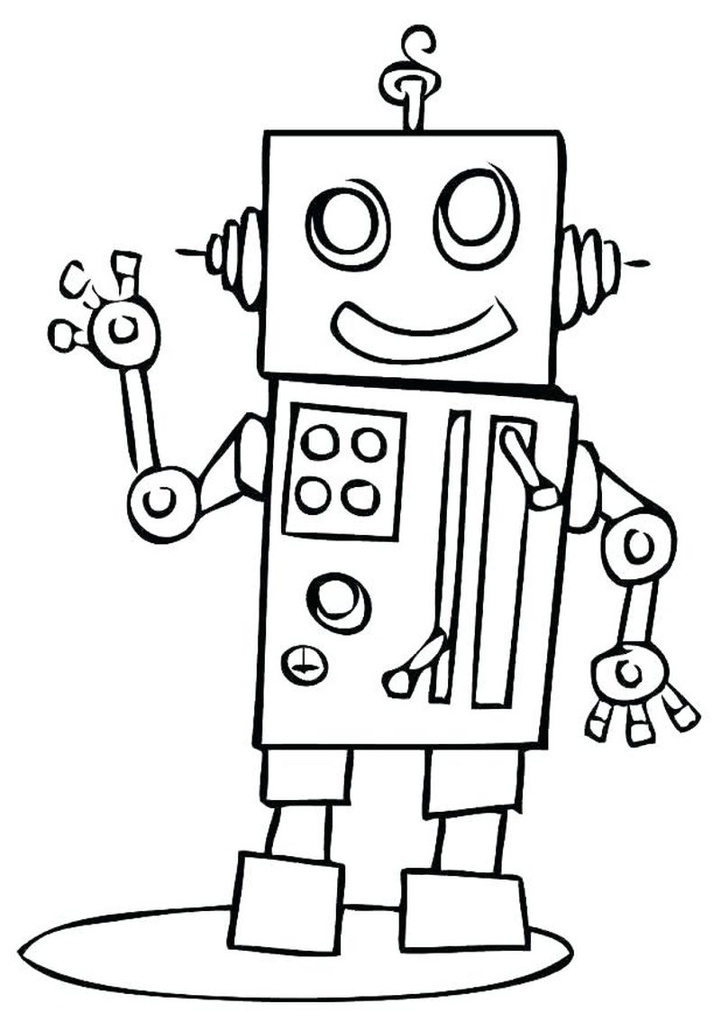 Robot Boy Coloring Pages