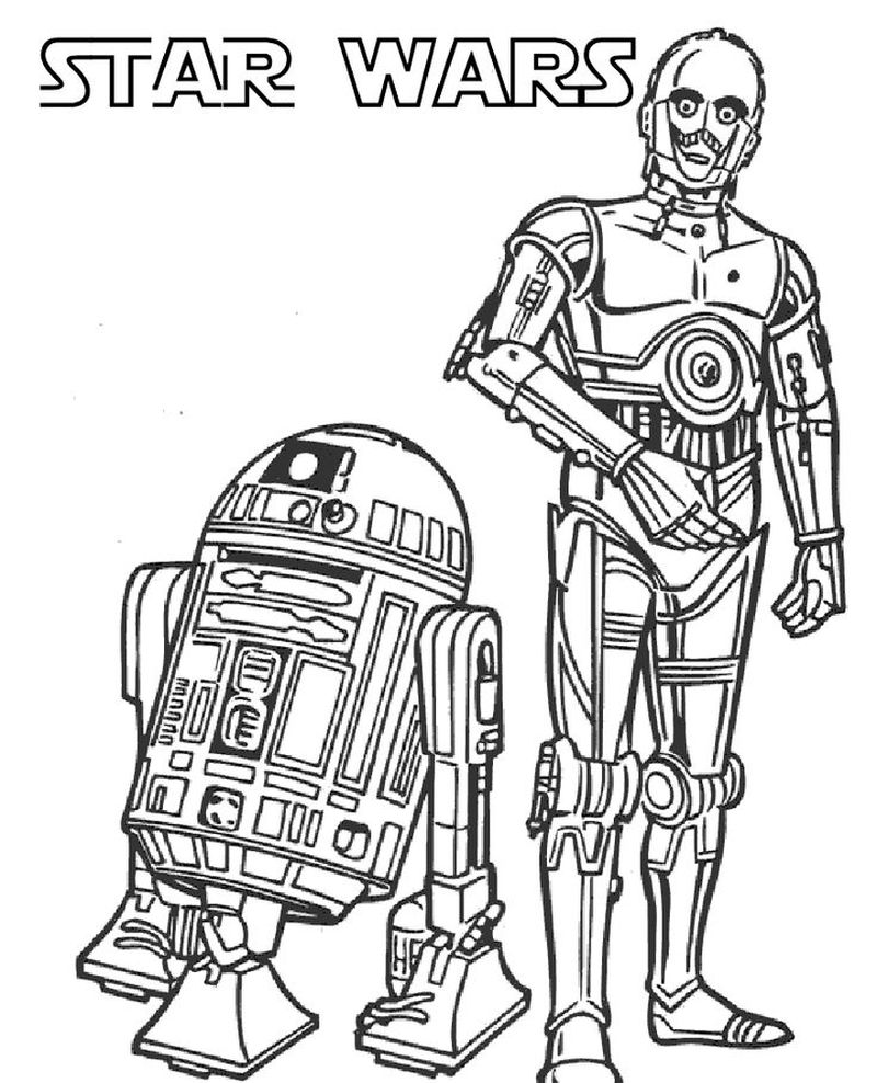 Robot Coloring Pages Clipart