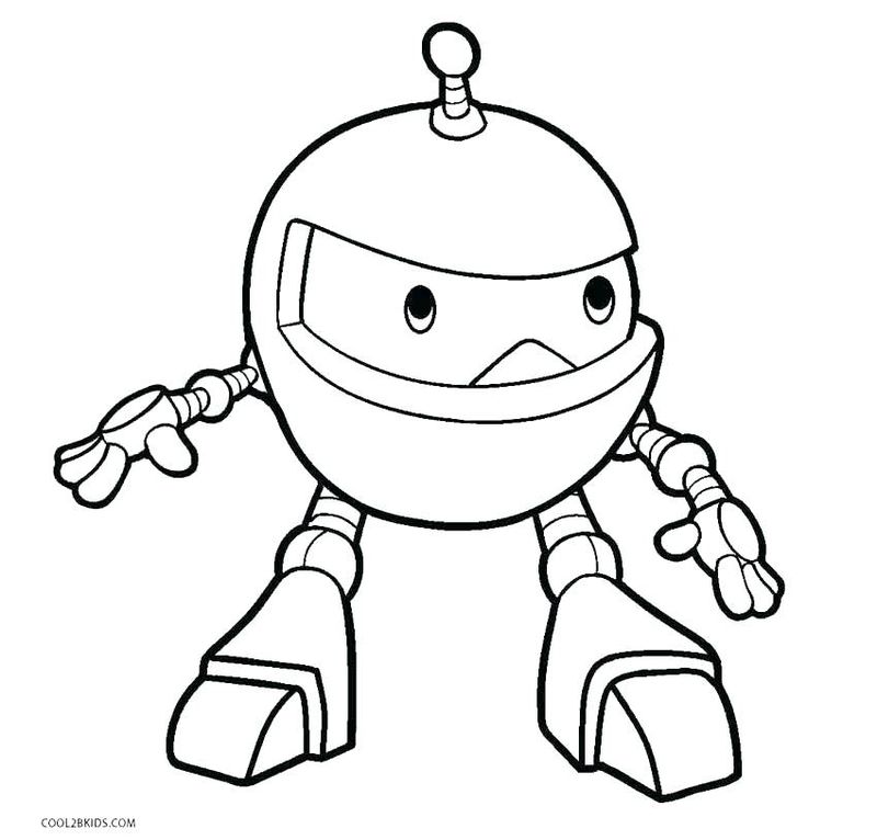 Cool Robot Coloring Pages PDF To Print For Kids - Coloringfolder.com