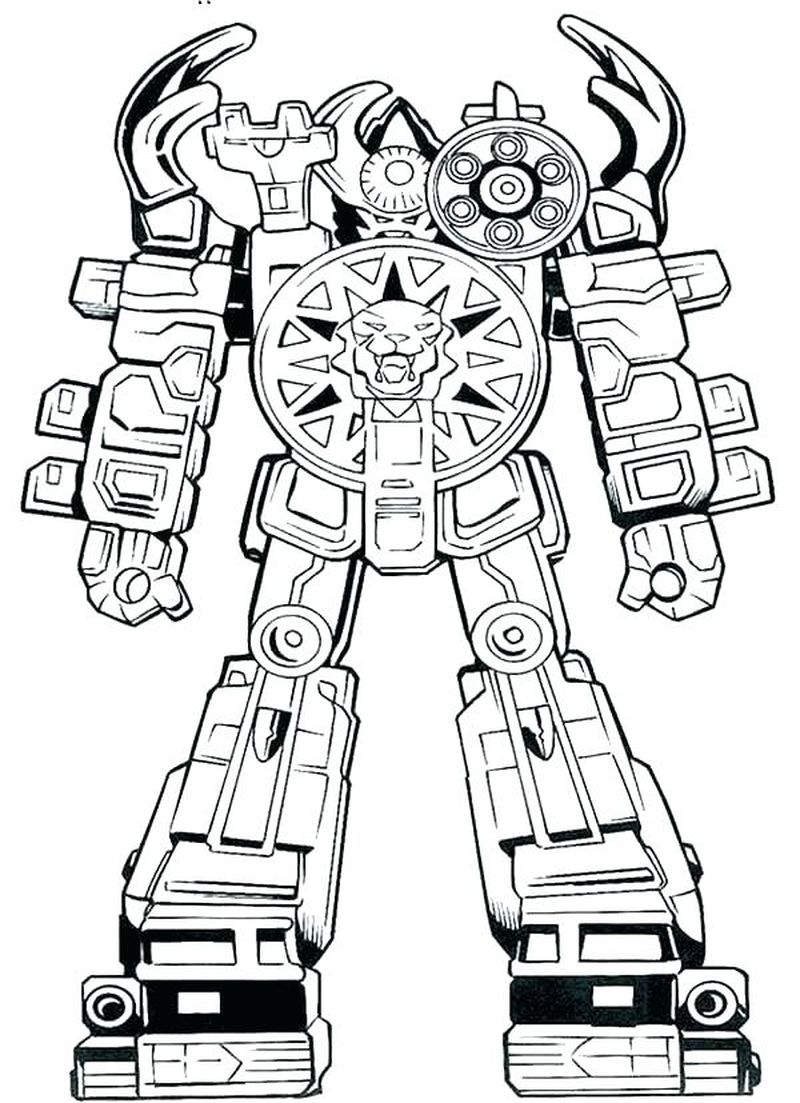 Robot Coloring Pages For Girls