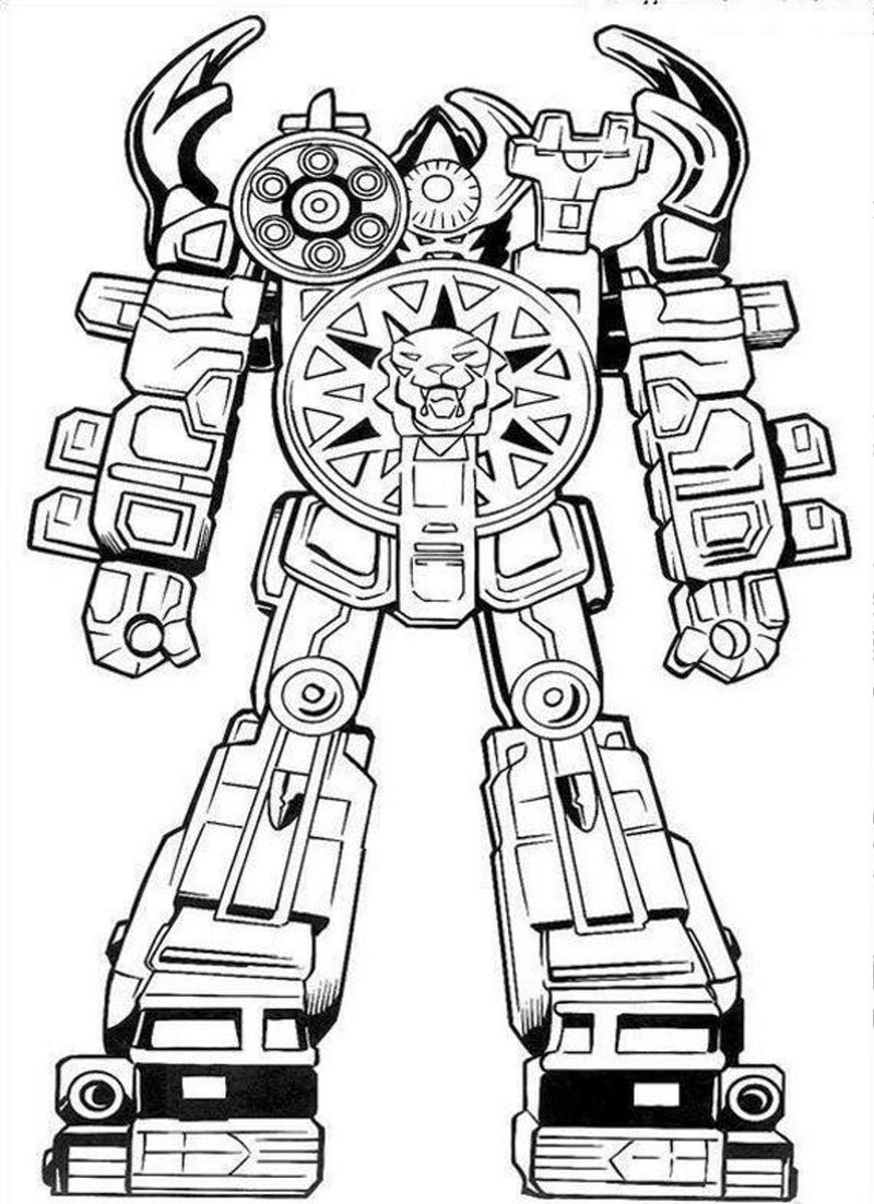 Robot Coloring Pages Preschool