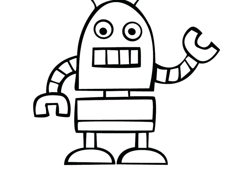 Robot Coloring Pages Print