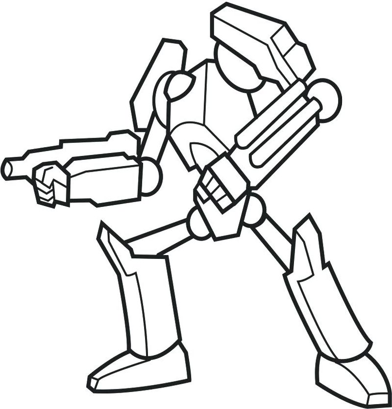 Robot Coloring Pages To Print