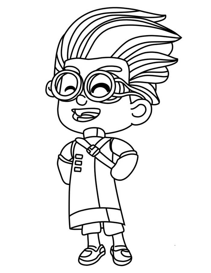 Romeo Pj Masks Coloring Pages