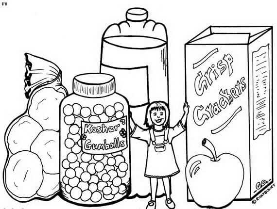 Rosh Hashanah Coloring Pages For Preschoolers