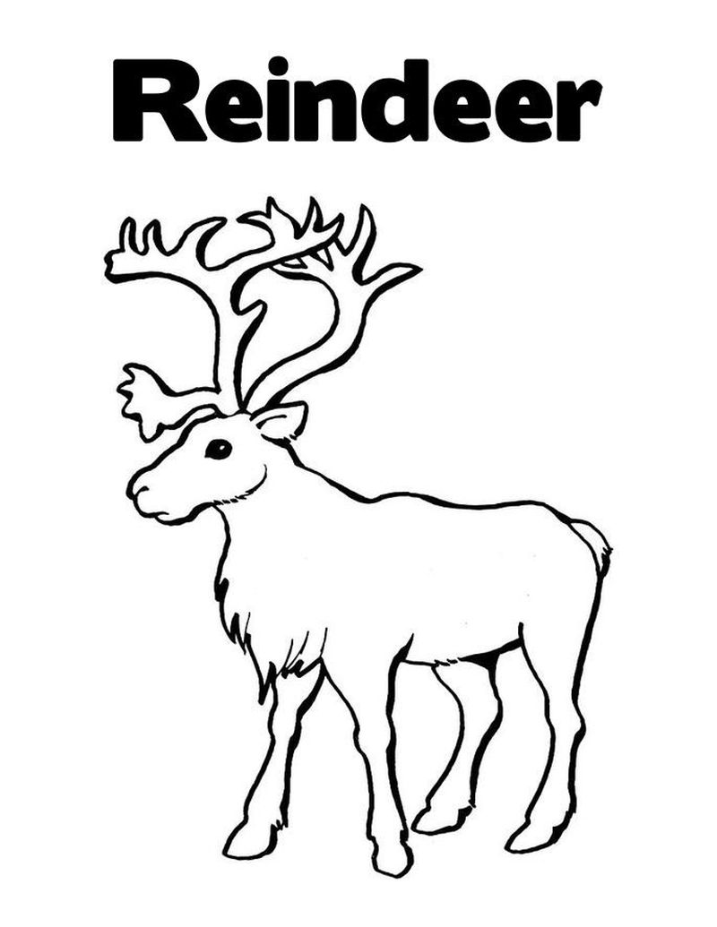 Rudolph The Red Nosed Reindeer Coloring Pages To Print