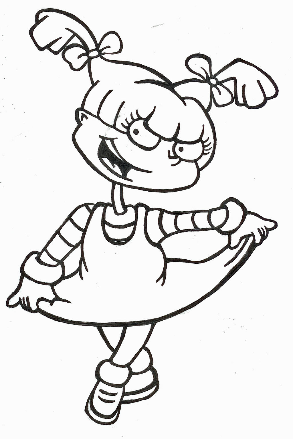 rugrats angelica coloring pages