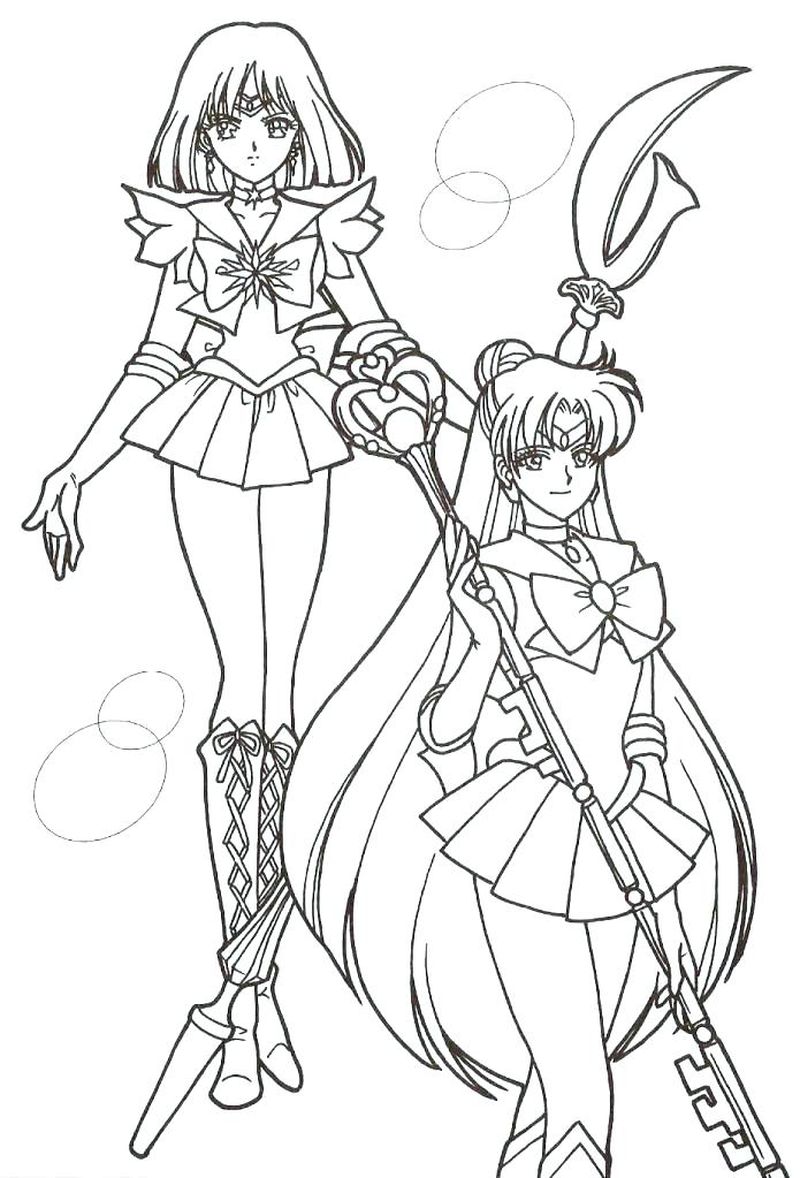 Sailor Moon Coloring Pages Amy