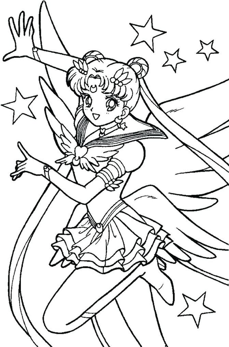 Sailor Moon Coloring Pages Characters