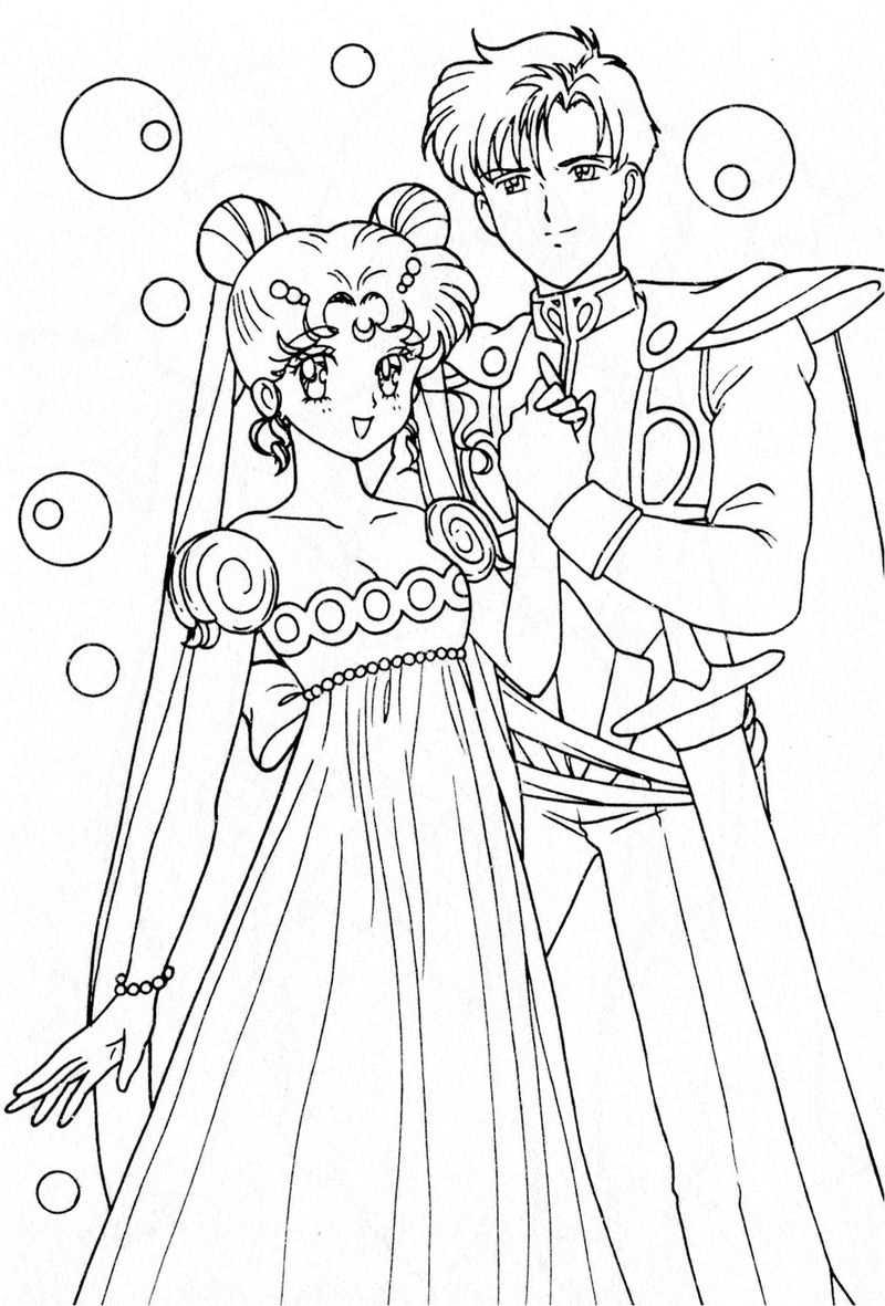 Sailor Moon Coloring Pages Mars