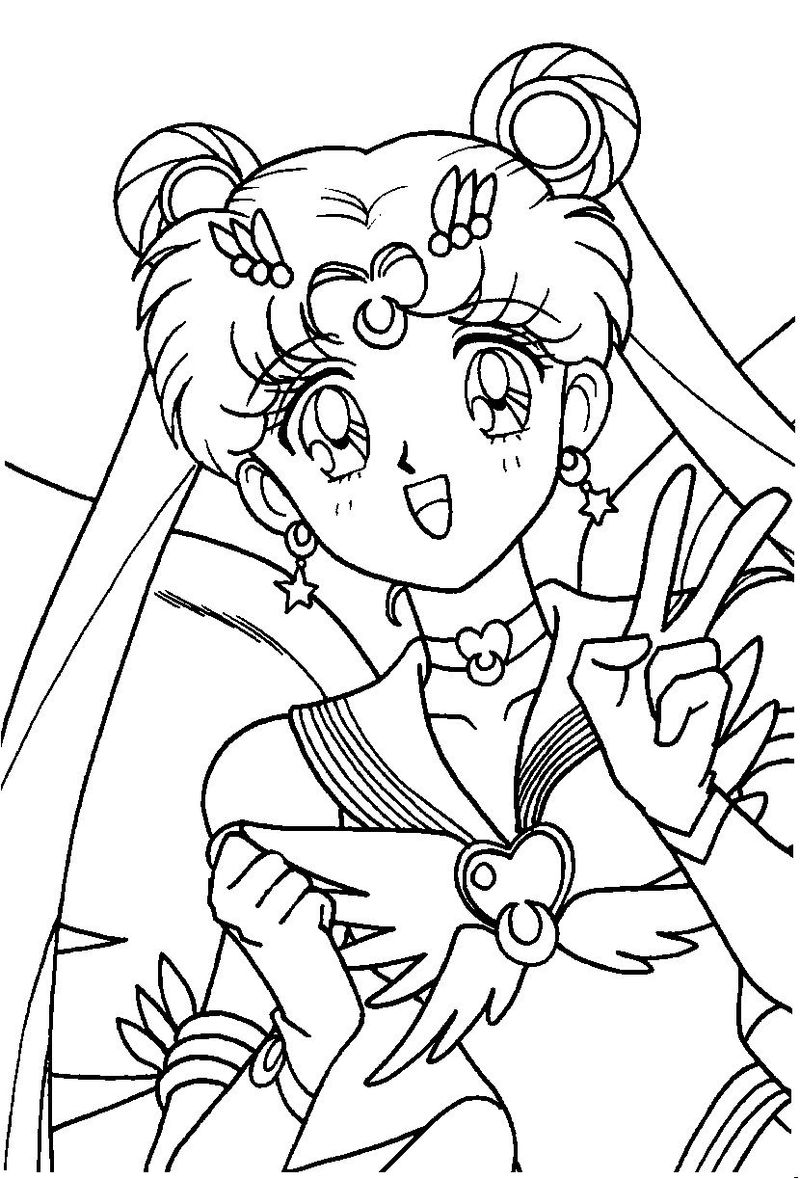 Sailor Moon Coloring Pages Online