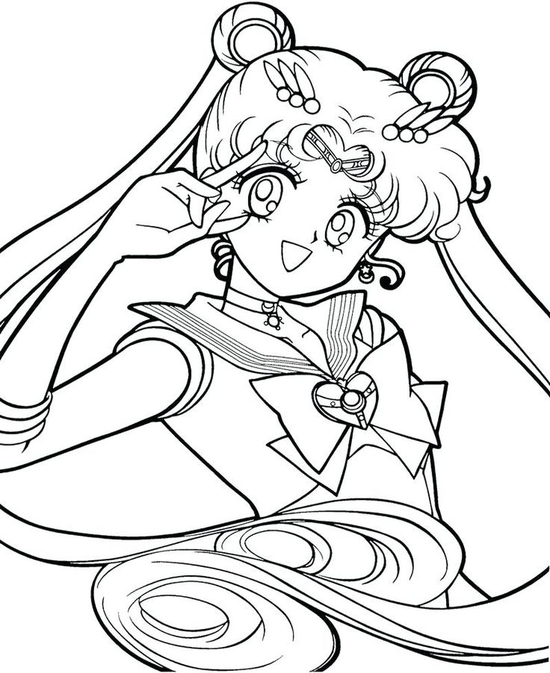 Sailor Moon Coloring Pages Sailor Moon Coloring Book
