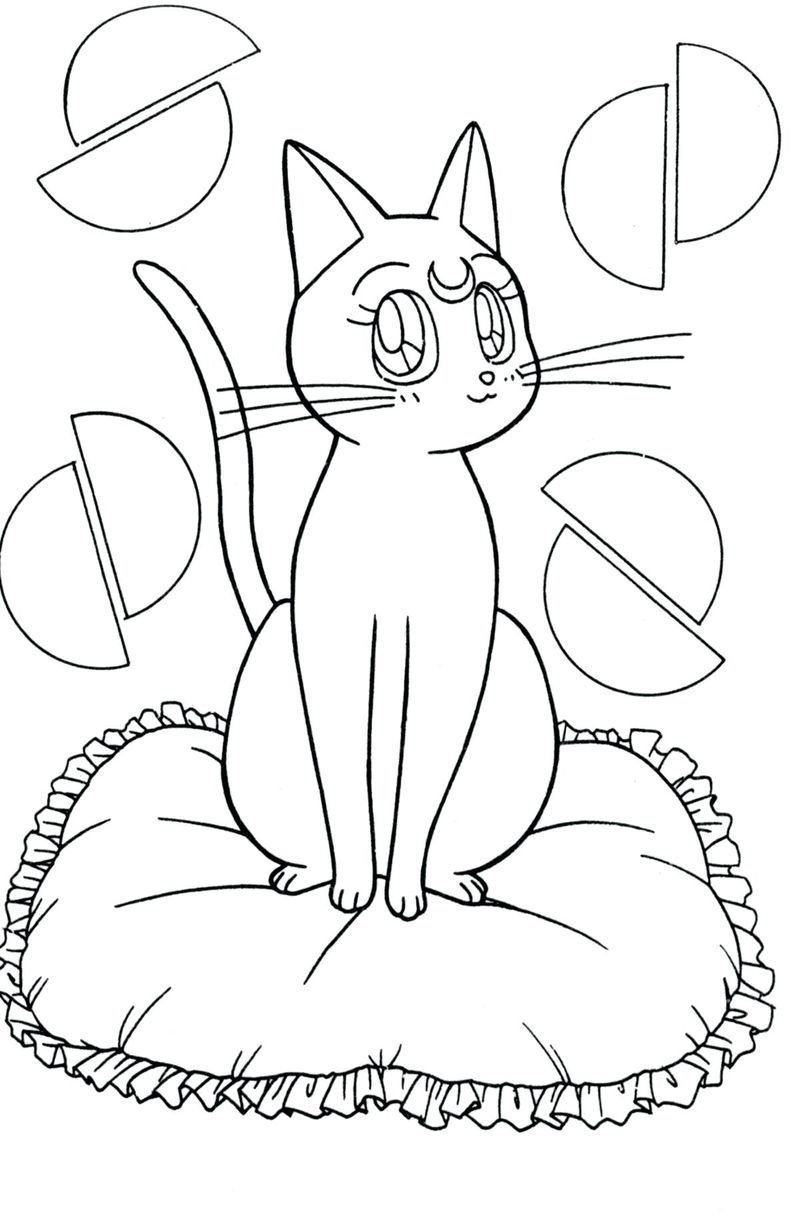 Sailor Moon Coloring Pages Series