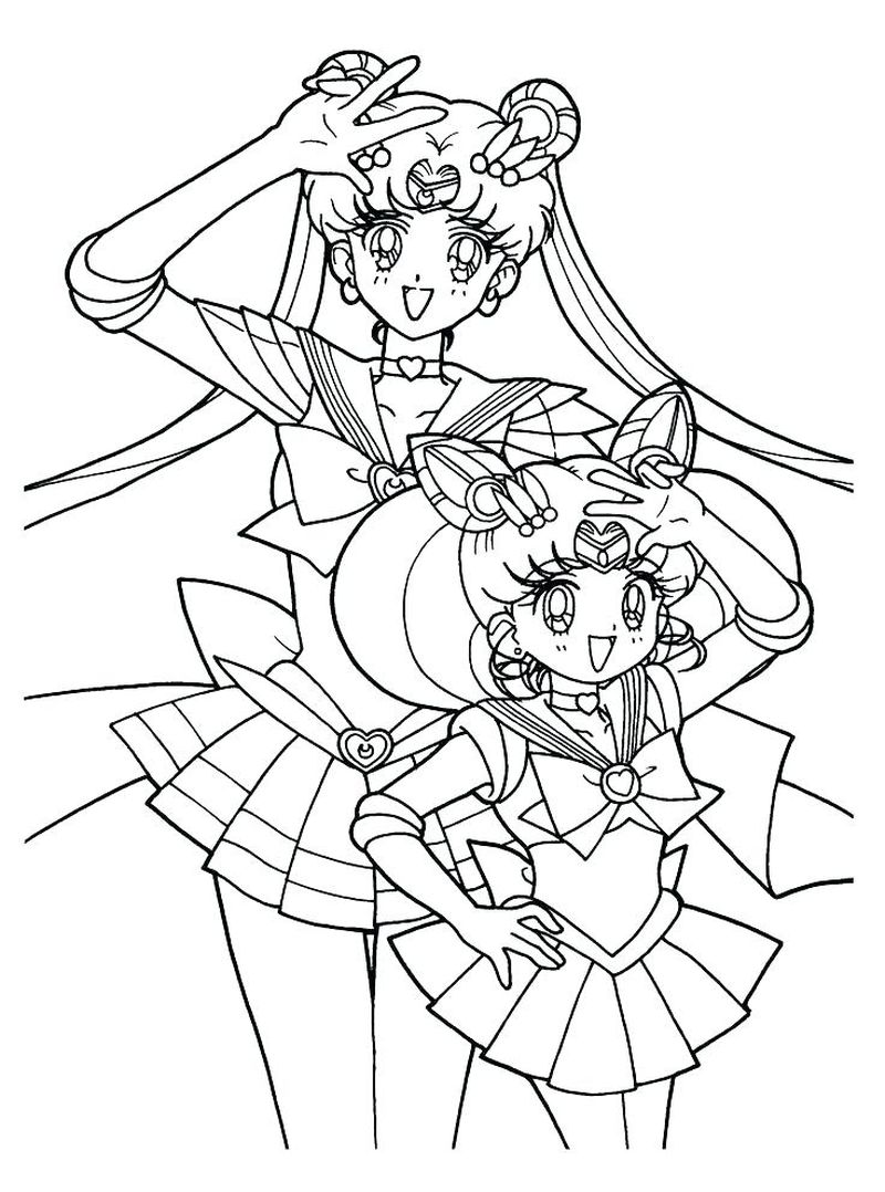 Sailor Moon Crystal Coloring Pages