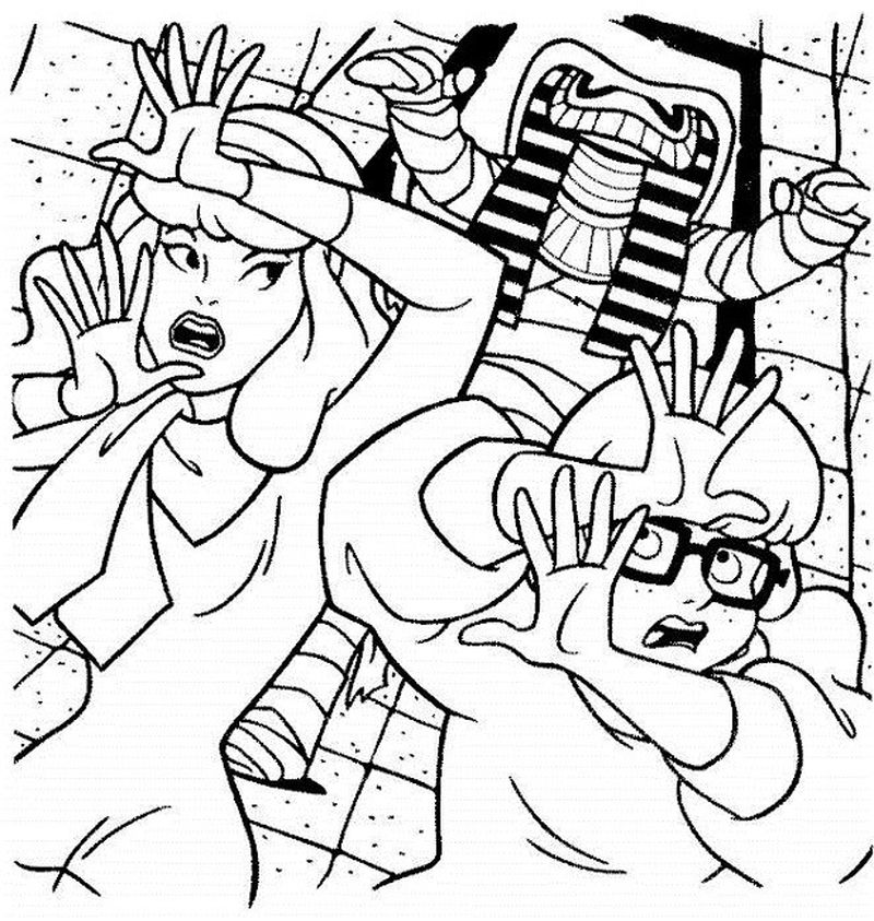 Scooby Doo Birthday Coloring Pages